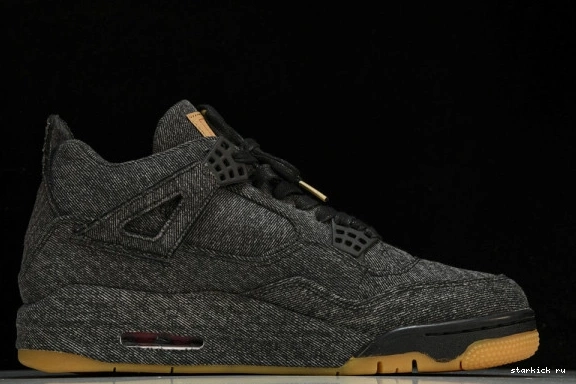 Jordan AO2571-001 4 Retro AO2571-001 Levis  - Denim Levis Air Black NRG 0804